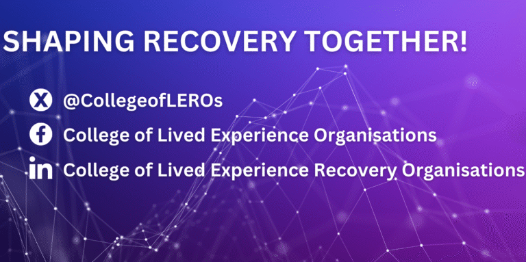 What is a Lived Experience Recovery Organisation?